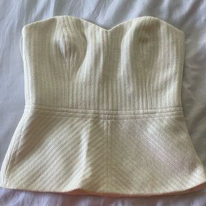 Trina Turk Whitewash Bustier NWT